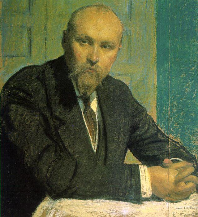 Boris Kustodiev Nikolai Roerich oil painting image